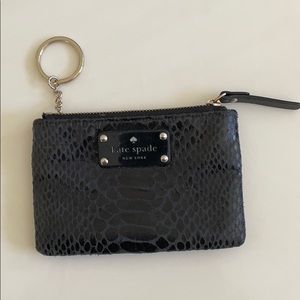 Kate Spade Snakeskin Coin Card Case Purse